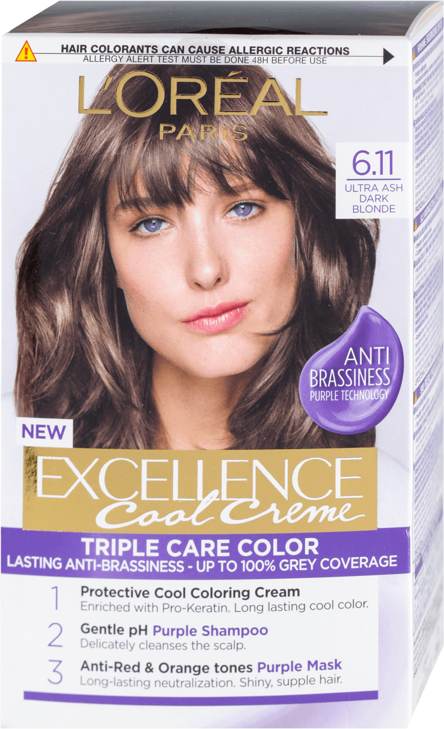 L'OREAL Excellence farba za kosu 6.11 ultra ash dark blonde-slika