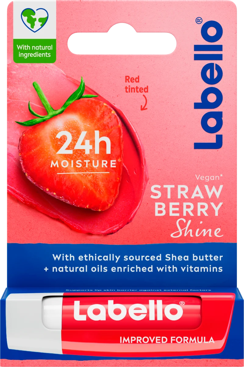 LABELLO Strawberry shine 4,8g-slika