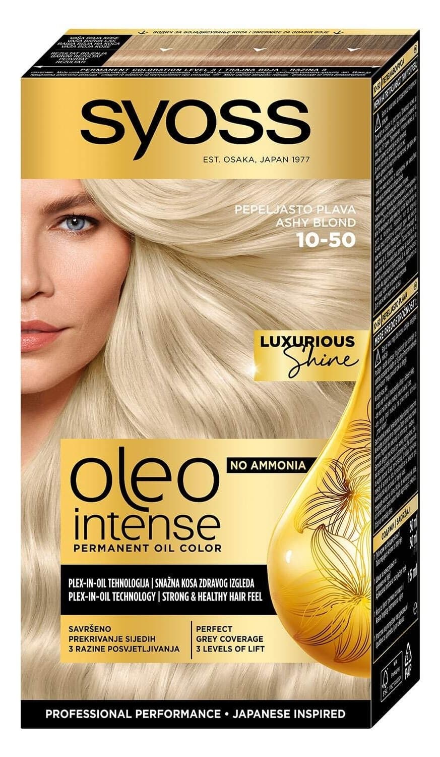 SYOSS Oleo Intense farba za kosu 10.50 ashy blond-slika