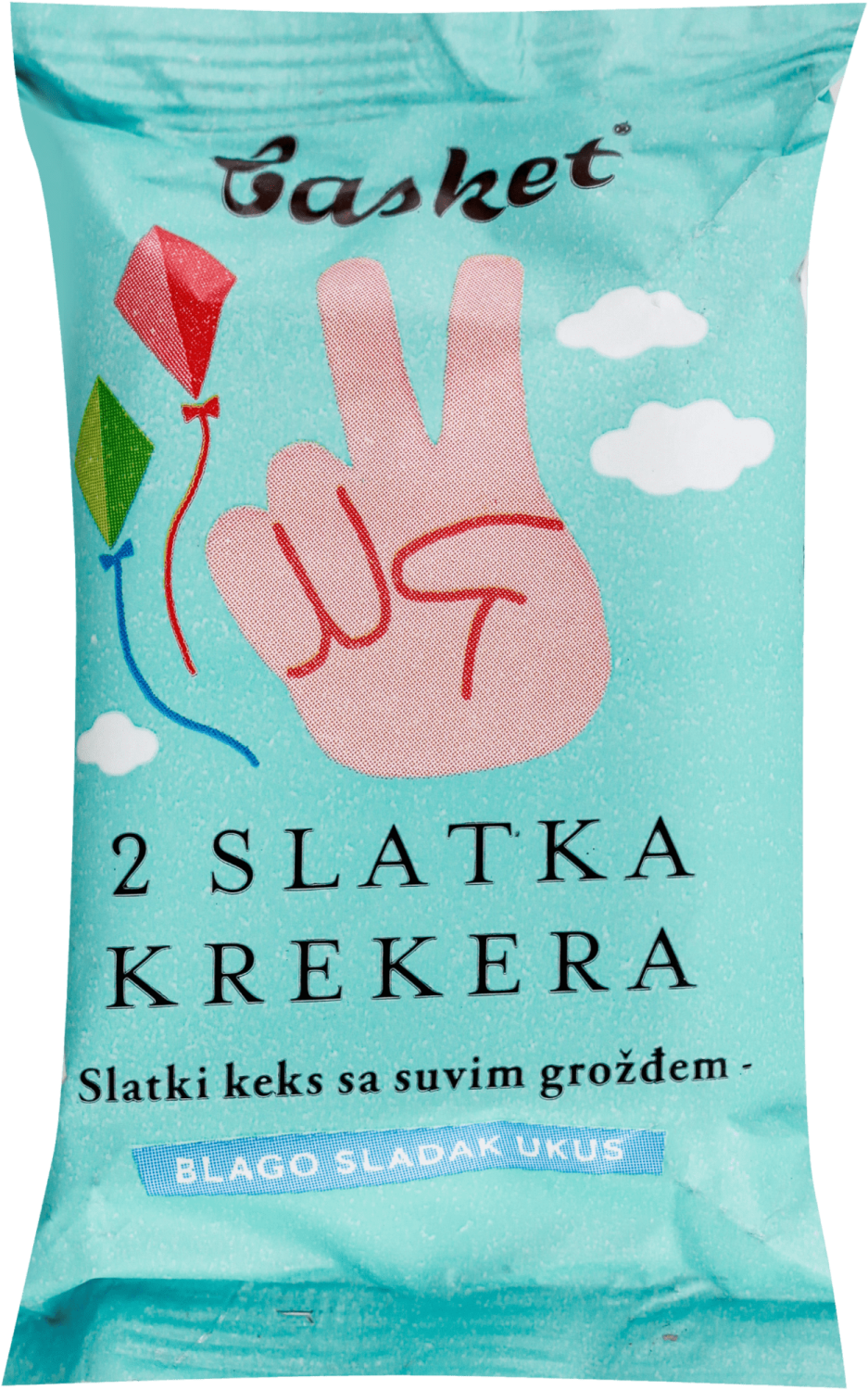 BASKET 2 slatka krekera suvo grožđe 25g-slika