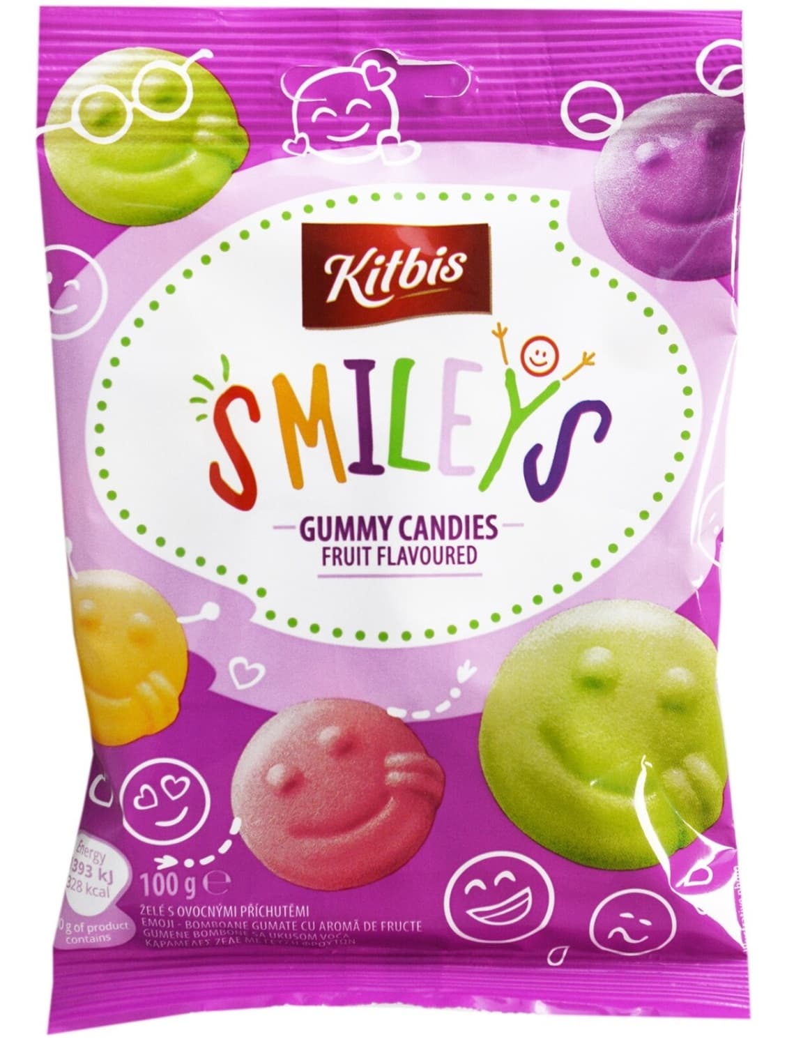 Bombone gumene Smileys Kitbis 100g-slika