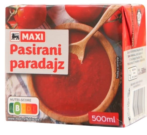 Paradajz pasirani Maxi brik 500ml-slika