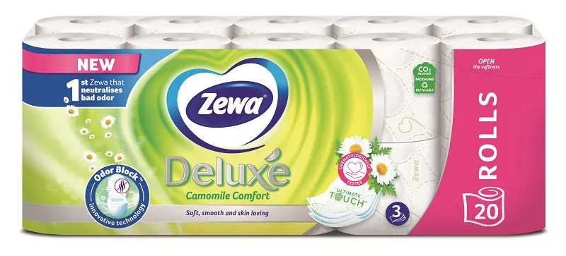 Toalet papir Deluxe camom.Zewa 3sl 20/1-slika