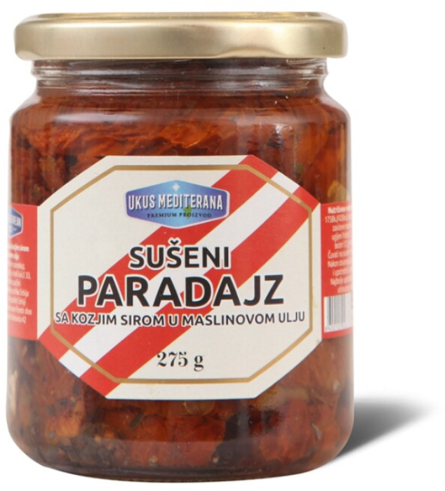 Paradajz suseni sa kozjim sirom 275g-slika
