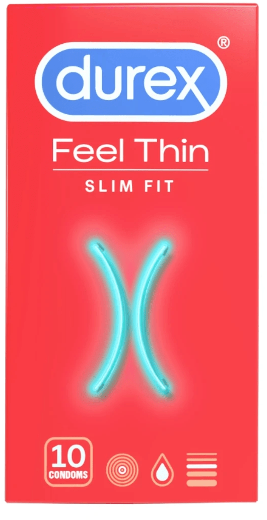 DUREX kondomi Feel thin slim fit 10kom-slika