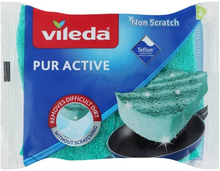 Sunđer za pranje suđa PurActive 2/1 Vileda-slika