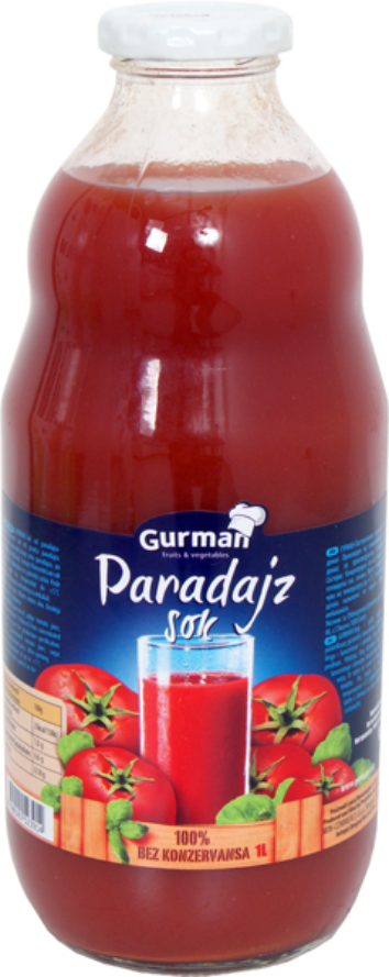 Paradajz sok GURMAN blagi 1l-slika