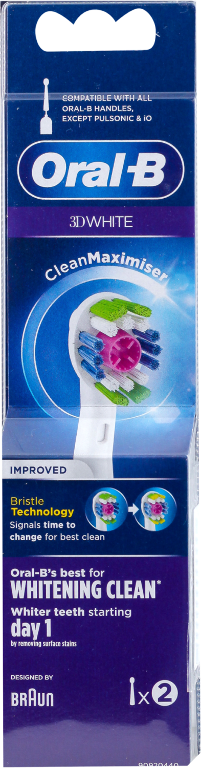 ORAL B 3D white nastavci za električnu četkicu 2kom-slika