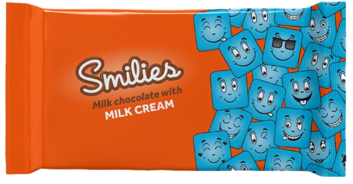 Cokolada sa mlecnim kremom Smilies 94g-slika