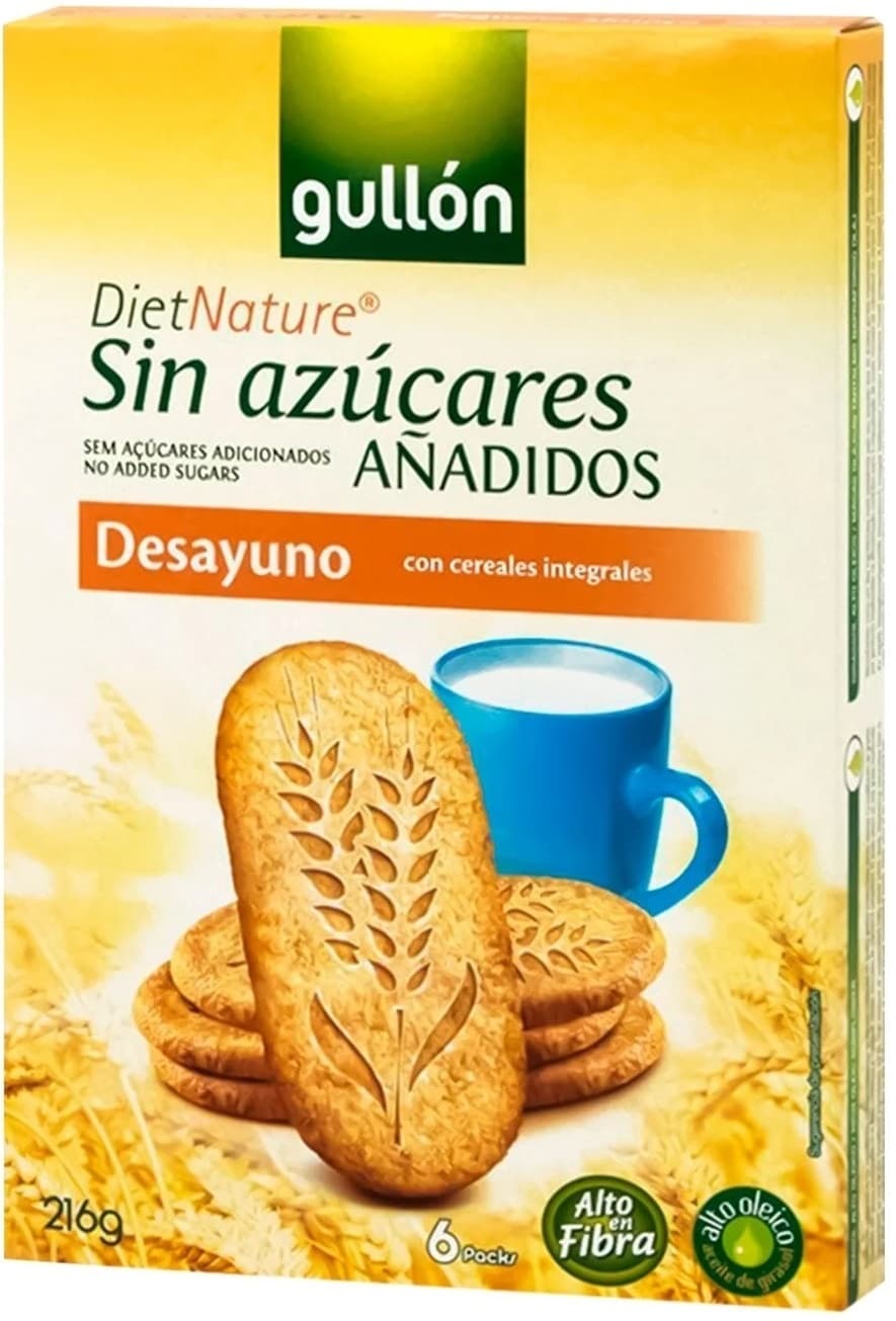 Integr.keks Desayuno bez sec.Gullon 216g-slika