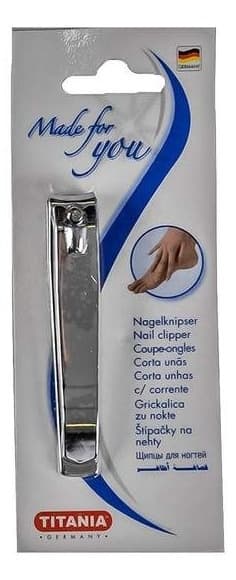 TITANIA Grickalica za nokte 1052/2 velika, srebrna 1kom-slika