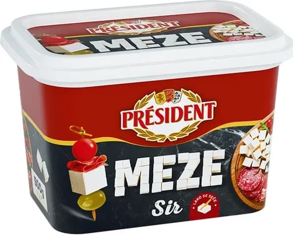 Beli sir PRESIDENT Meze 500g-slika