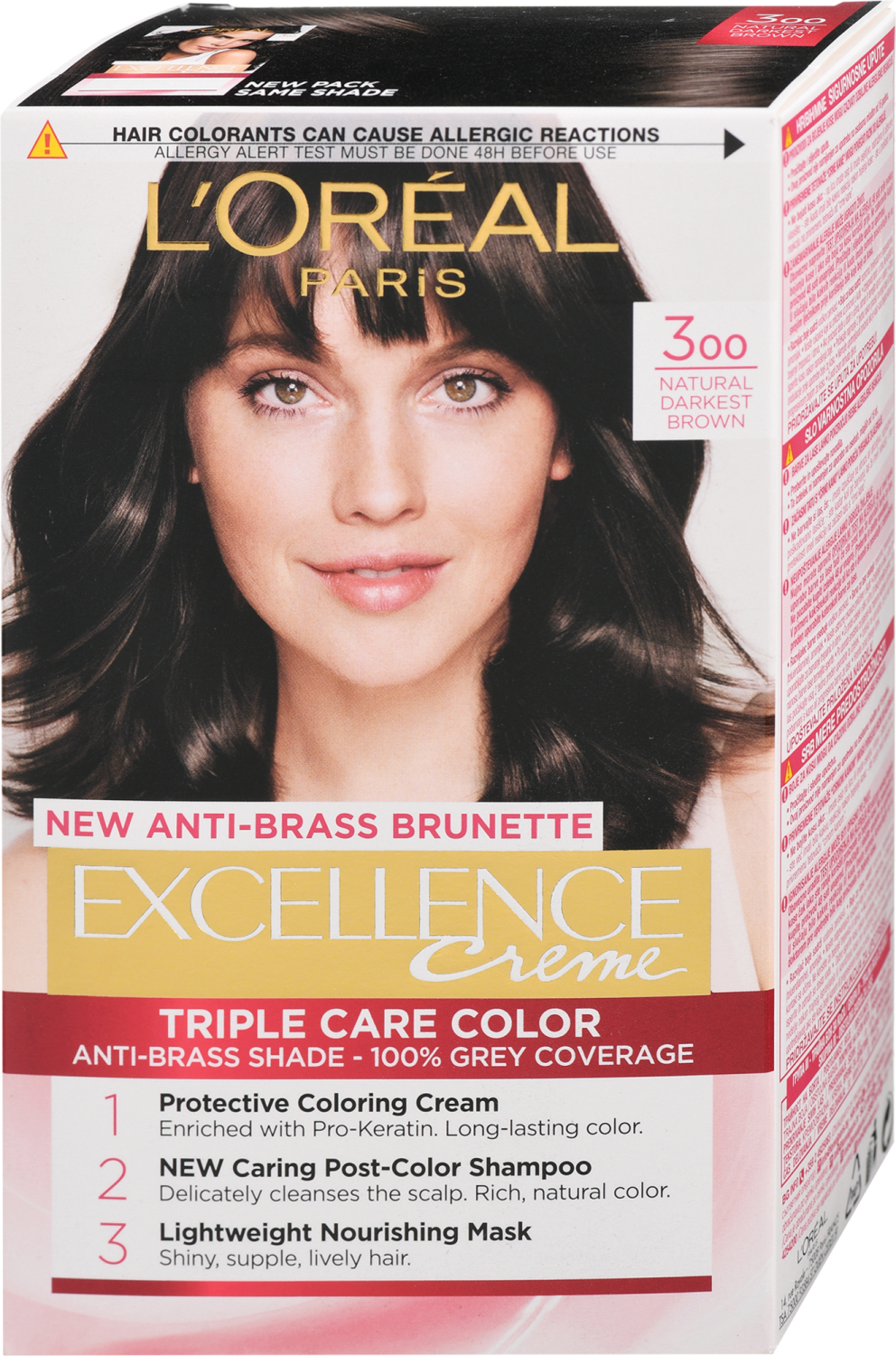 L'OREAL Excellence farba za kosu 300 natural darkest brown-slika