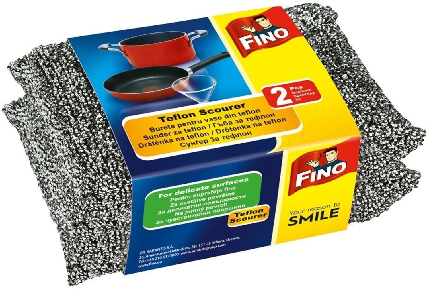 FINO sunđer za teflon 2kom-slika