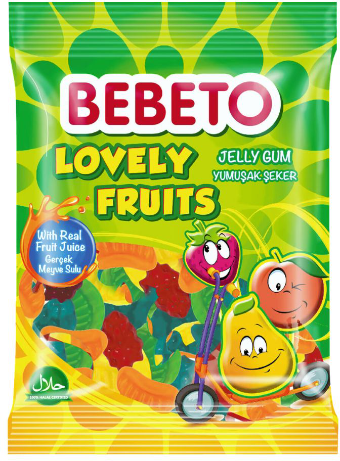 Bombone gumena Love Fruits Bebeto 80g-slika