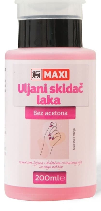 MAXI uljani skidač laka bez acetona 200ml-slika