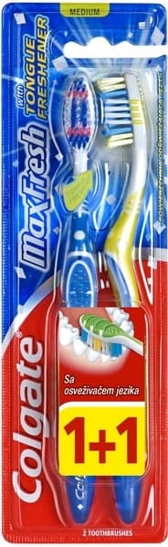 ČETKICA ZA ZUBE MAX FRESH 1+1GRATIS COLGATE-slika