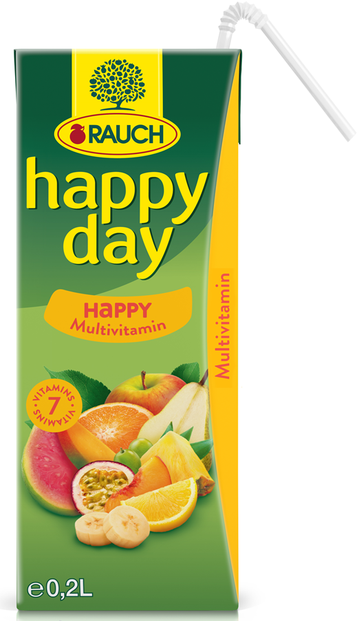 Voćni sok HAPPY DAY multibitamin 100% 200ml-slika
