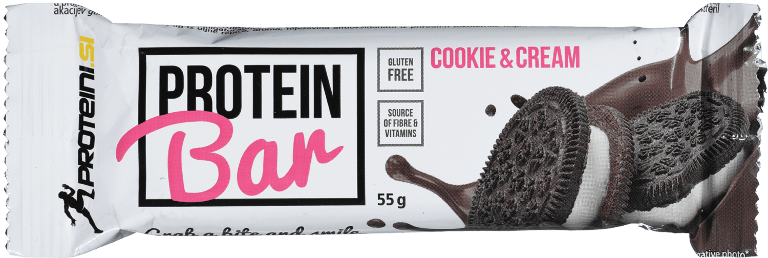 PROTEIN BAR 55G COOKIE CREAM PROTEINISI-slika