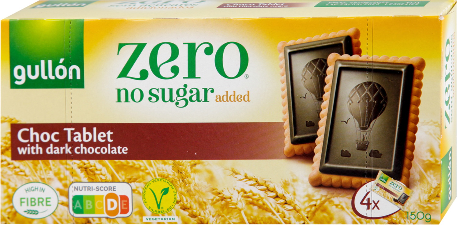GULLON keks preliven crnom čokoladom 150g-slika