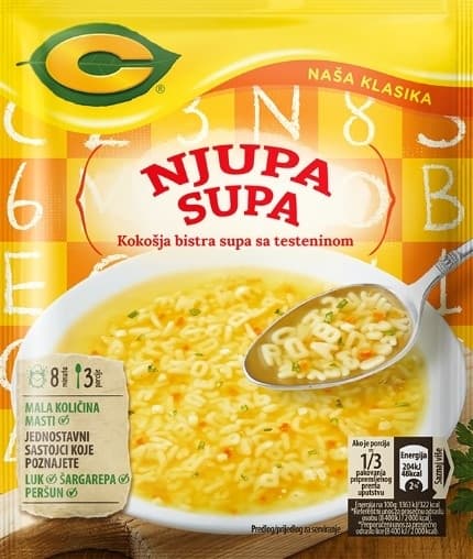 Supa C kokošja bistra njupa 45g-slika