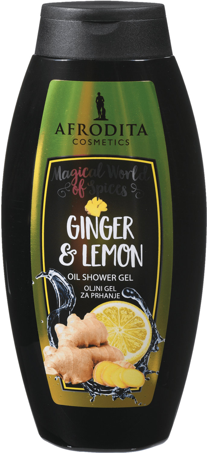 Gel za tuširanje AFRODITA Ginger & lemon 250ml-slika