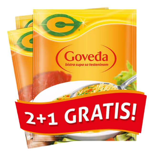 Supa C goveđa bistra 58g 2+1 gratis-slika