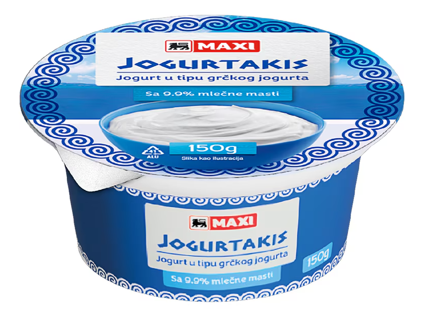 Grčki jogurt MAXI Jogurtakis 9,9%mm 150g-slika