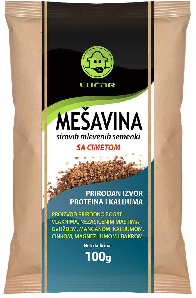 MEŠAVINA SIROV SEMENKI CIM 100G LUČ-slika