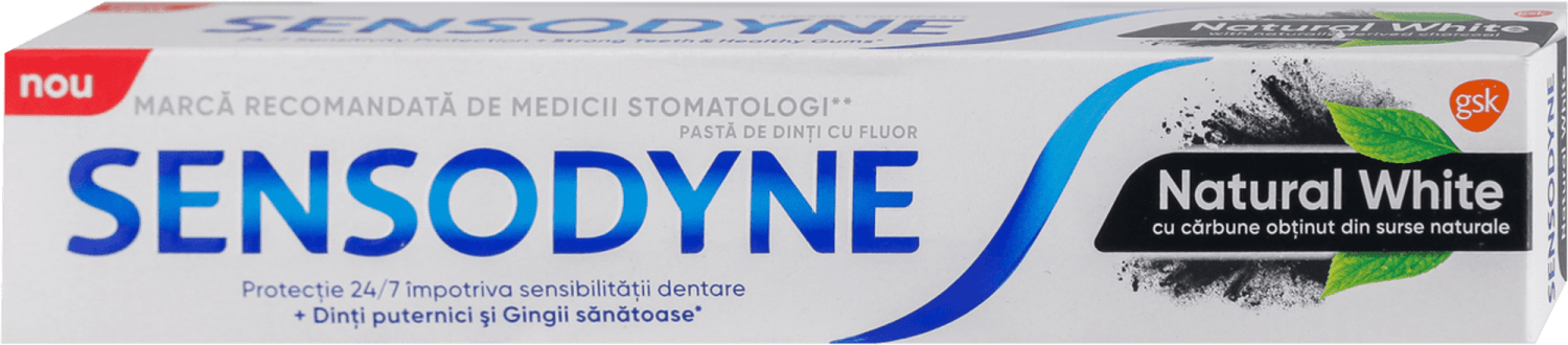 Pasta/zube Sens.Whitening&Charchoal 75ml-slika
