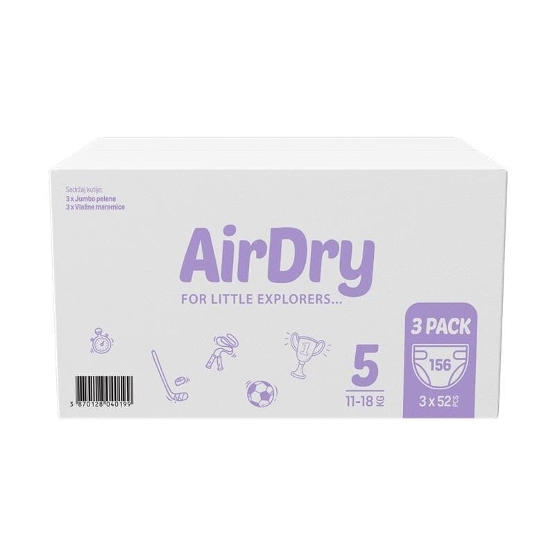 VIOLETA pelene Air dry junior 5 3x52kom-slika