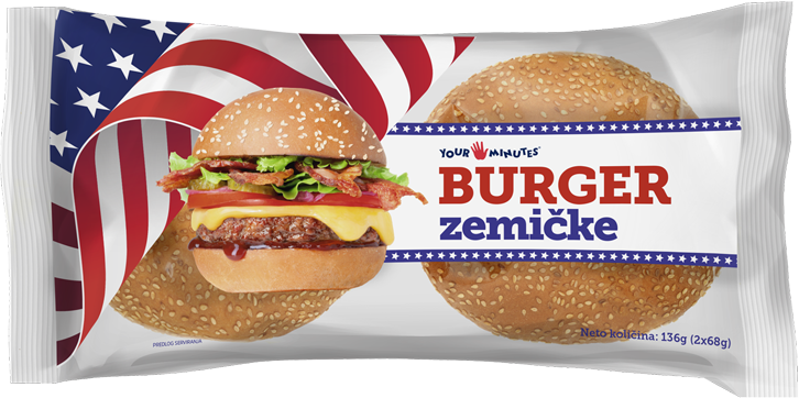 Burger zemicke sa semenkama 2x85g-slika