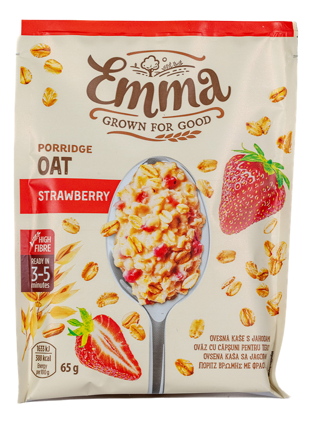 EMMA ovsena kaša jagoda 65g-slika