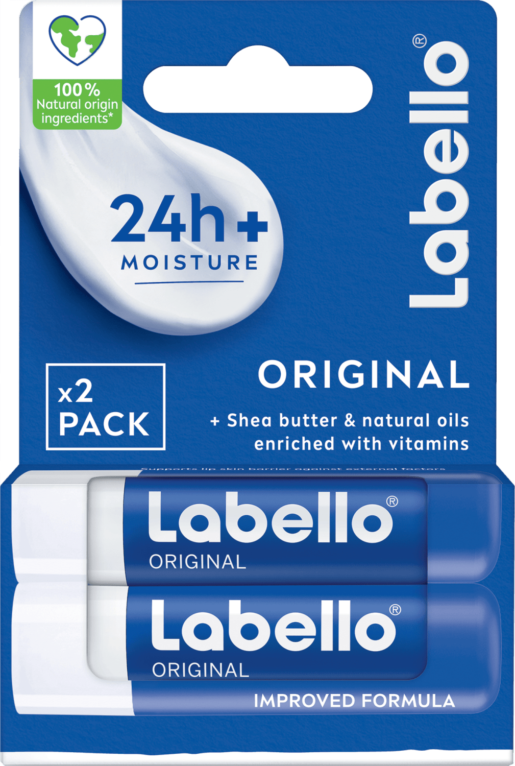 LABELLO original duo pack 2x4,8g-slika