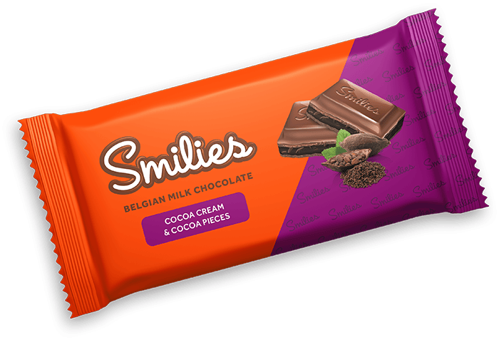 Cokolada sa lesnik kremom Smilies 94g-slika