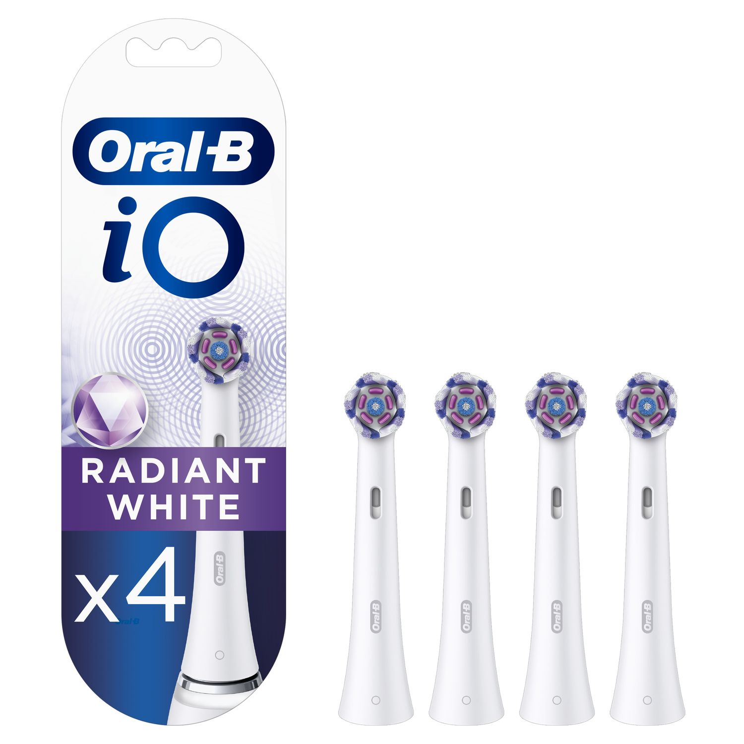ORAL-B iO radiant white nastavci za električnu četkicu 4kom-slika