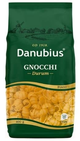 Testenina Durum Gnocchi Danubius 400g-slika