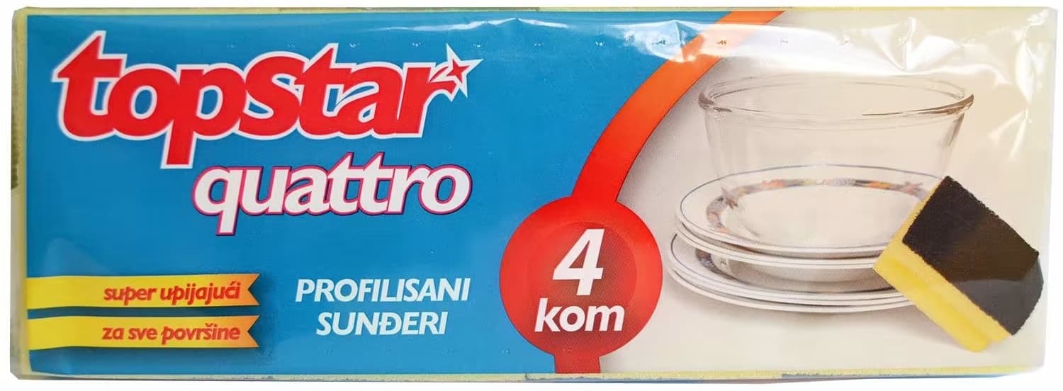 TOP STAR abrazivni sunđer 4kom-slika