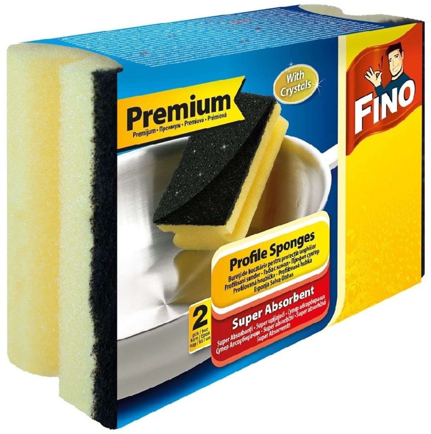 FINO sunđer profilisani 2kom-slika