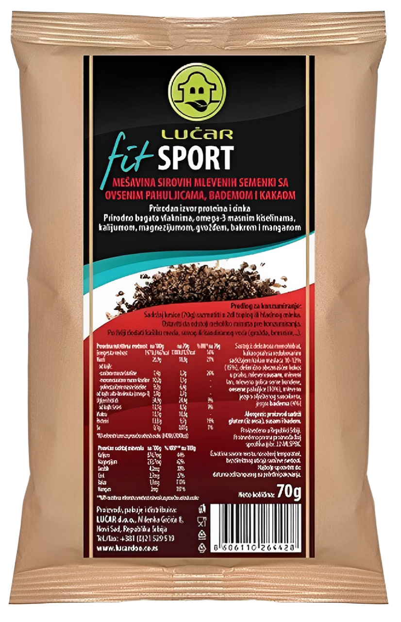 LUČAR fit sport mešavina sa semenki sa pahuljicama 70g-slika