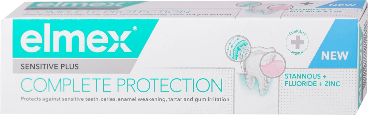 Pasta za zube ELMEX sensitive complete protection 75ml-slika