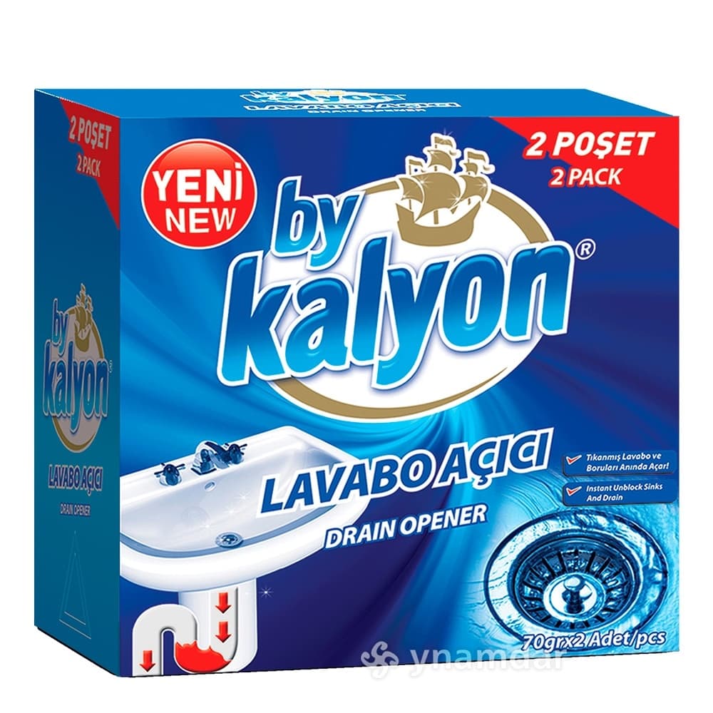 Granule KALYON za otpušavanje odvoda 2x70g-slika