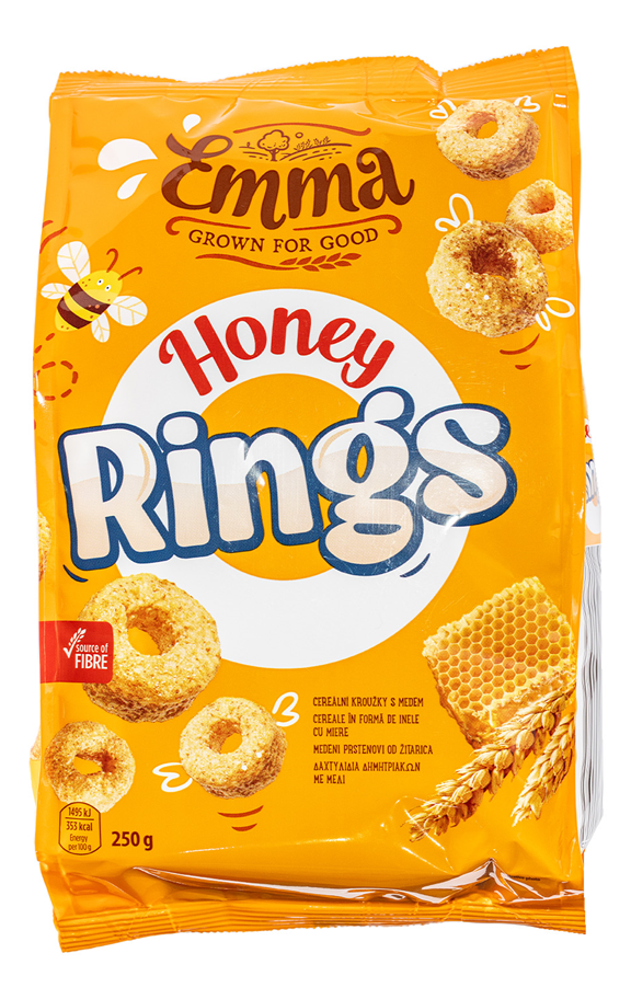 Pahuljice honey rings Emma 250g-slika