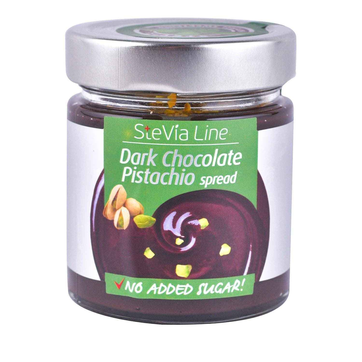Krem STEVIA LINE crna čokolada i pistaći 200g-slika