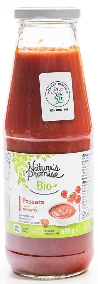 Paradajz NATURE'S PROMISE Bio Passata 690g-slika