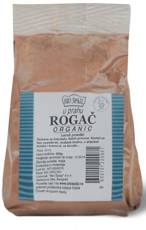 BIO ŠPAJZ Rogač u prahu organski 200g-slika