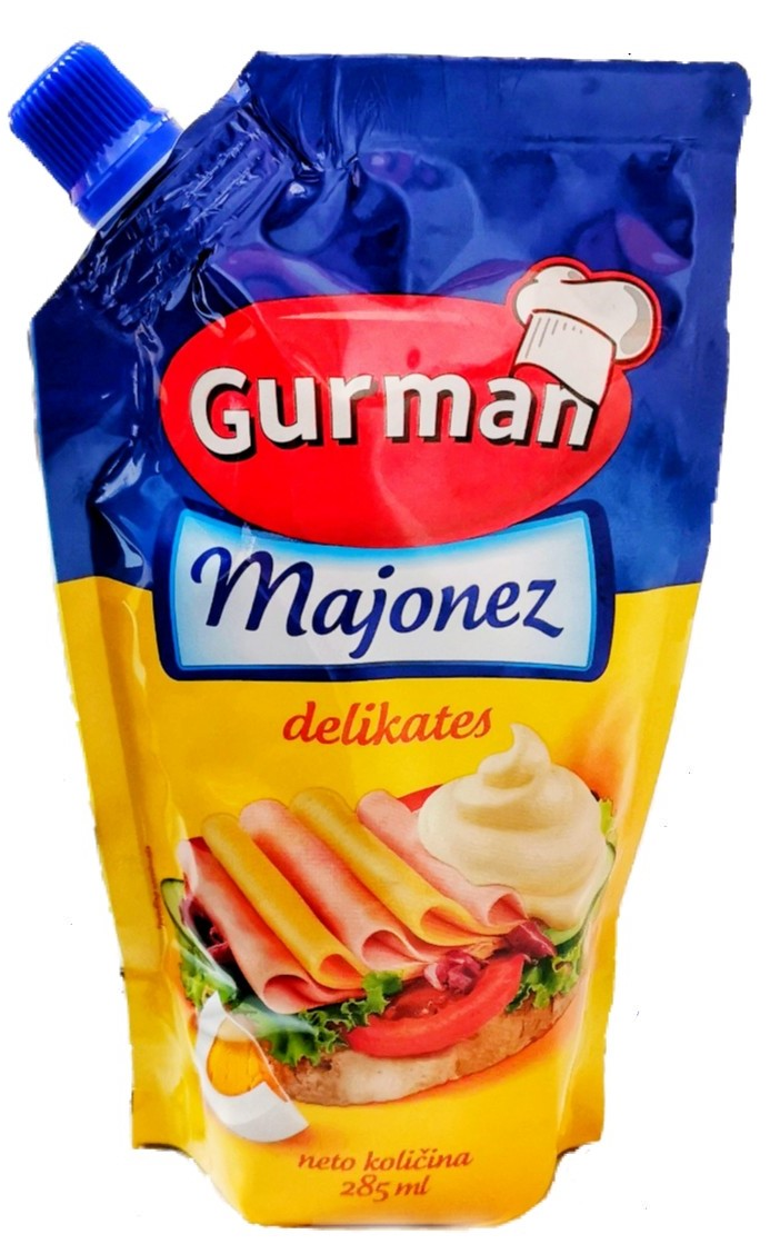 Majonez GURMAN delikates dojpak 285ml-slika