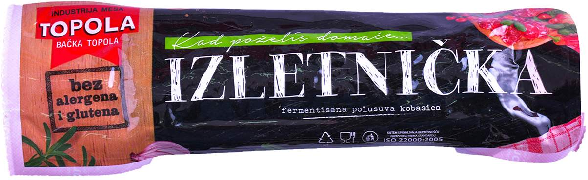 TOPOLA izletnička kobasica vakuum 270g-slika