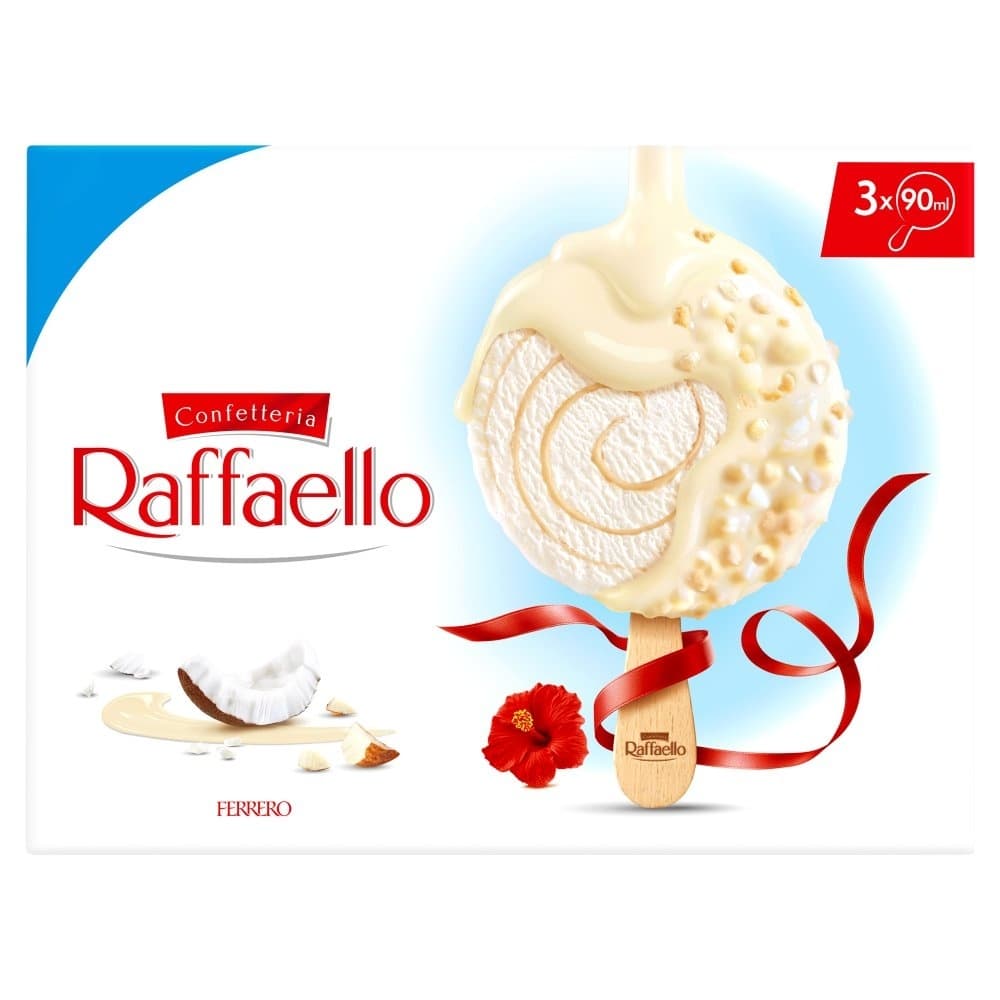 Sladoled RAFFAELLO 3x90ml-slika