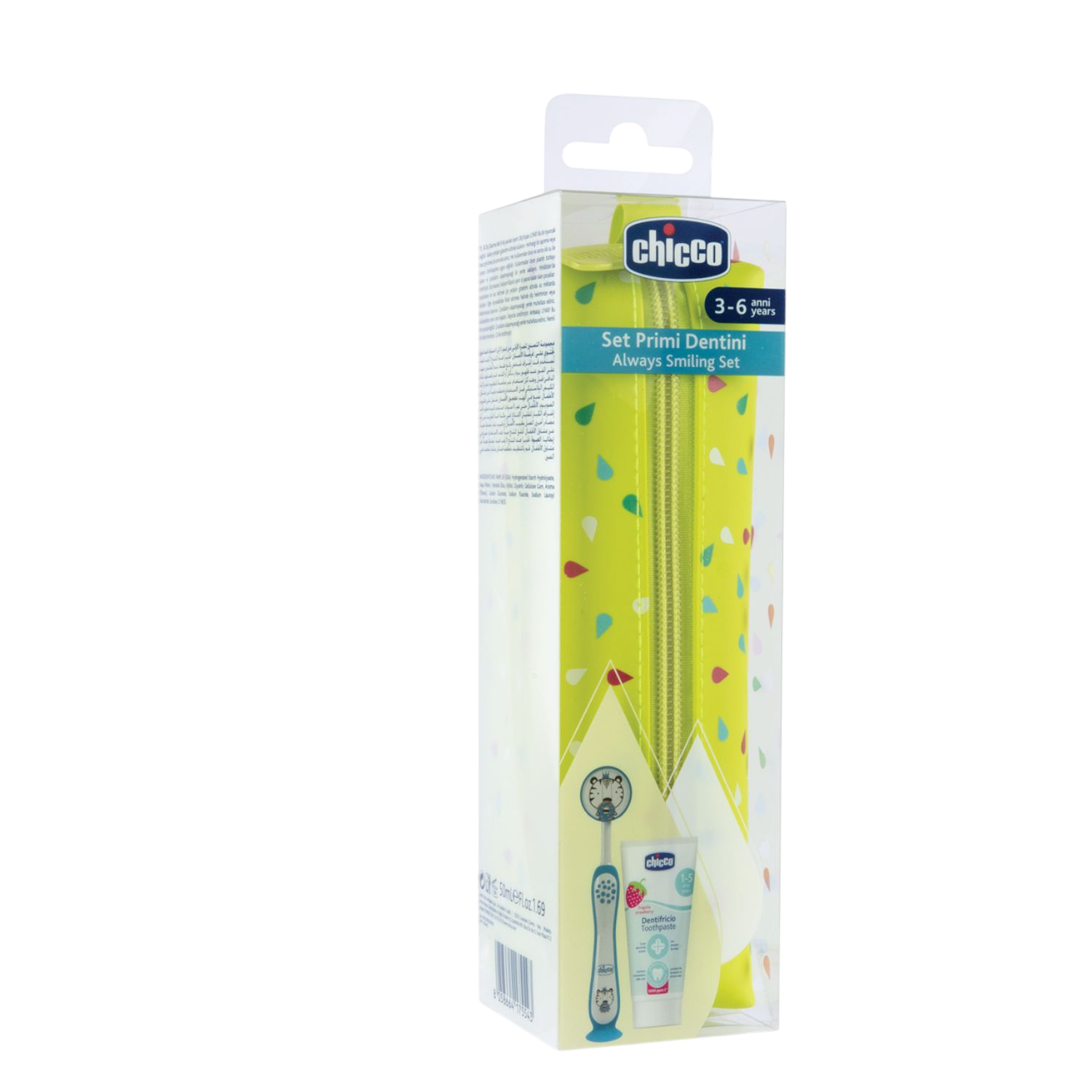 CHICCO set za pranje zuba 36m+ Tiger-slika